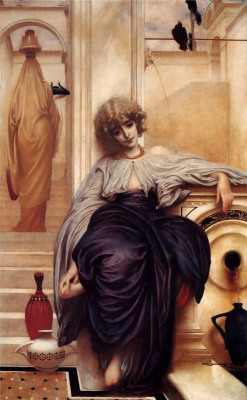 hematocritico:  ” Esperando al centrifugado” (The Washing Machine Prototype) Frederick Lord Leighton 