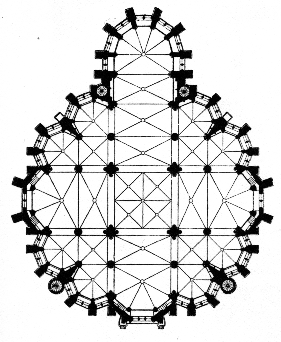 Plan of the Liebfrauenkirche, Trier