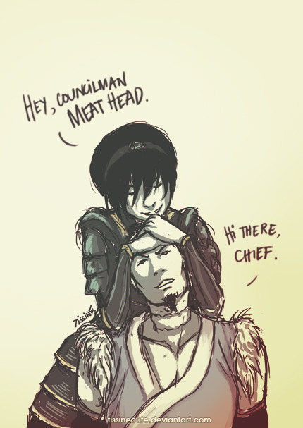 tissinecute: Chief and Councilman by ~tissinecute I still can’t handle all my Tokka feels, so I’m ju