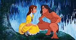 thedisneytruth:  Tarzan - rough animation vs final coloring. 