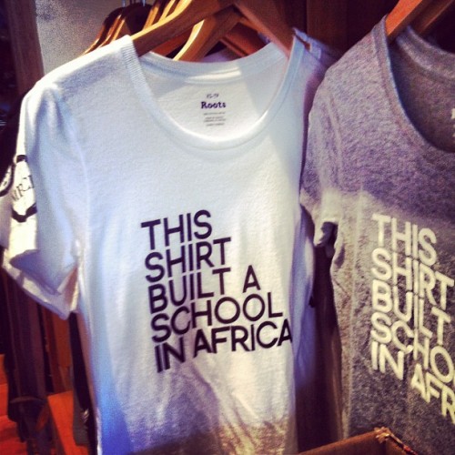 professorbutterscotch: whoiusedtobe: studentofafrica: This shirt built a school in…Sandton? (