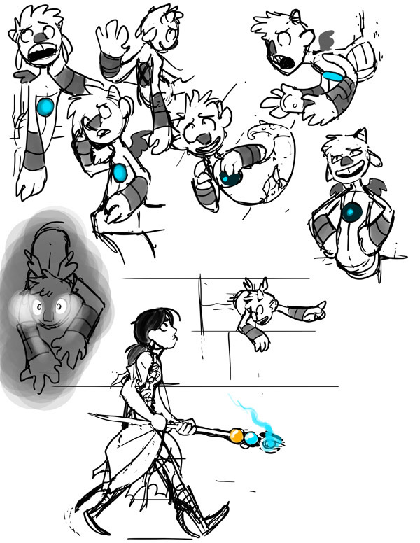 thesilvertophat:  Chell’s pretty sure she shouldn’t trust the little gargoyle.