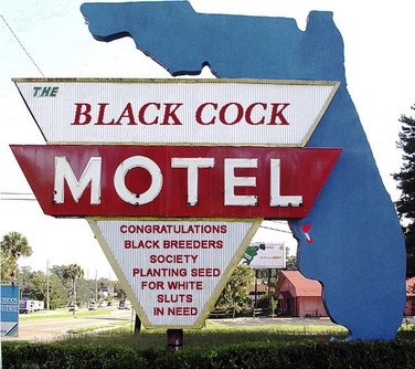 belongstoblacks: greg69sheryl: Make your reservation today at the Black Cock Motel! #Florida #swingi