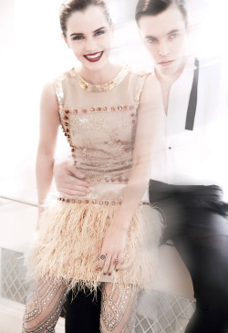Inspirationgallery:  Emma Watson By Mario Testino. Vogue Us July 2011 