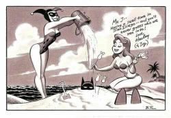 sailorcharlie:  Pinups at the Beach: Harley &amp; Ivy 