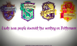 lilyginnyblack:  csylia:  harrypotterconfessions:  It’s obvious that Jo knew what she was doing when she created the sorting on Pottermore. People have this place in their head where they think they should be in a specific house because they like it