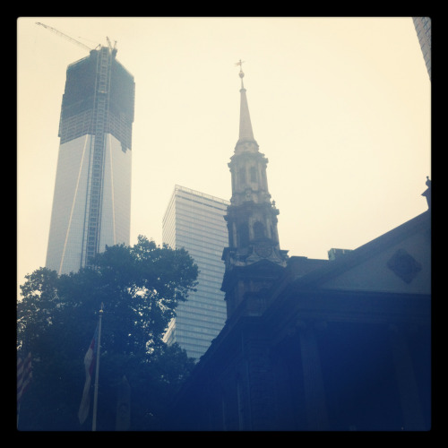 Gloomy Lower Manhattan.