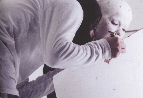 acamouflage: Chris Cunningham and Björk, on set for All is Full of Love