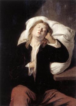 phassa:  Ryckaert, David the Younger - Man Sleeping 