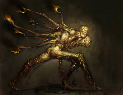 Concept Art Done By Ben Olson Of Creatures For The Suffering’s Sequel, The Suffering: