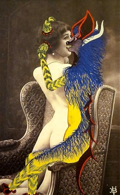 composition-improvisation:  Georges Hugnet:Â Love Life of the Spumifers (Series)