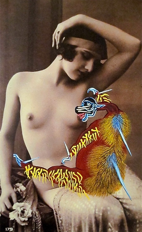 composition-improvisation:  Georges Hugnet:Â Love Life of the Spumifers (Series)