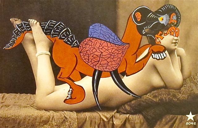 composition-improvisation:  Georges Hugnet:Â Love Life of the Spumifers (Series)