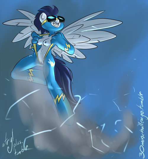 Soarin’ r63 for the 30min challenge. Check out the other’s stuff, they are goooood :3