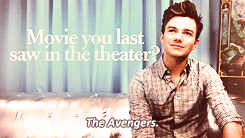 casdean:  Chris Colfer answers 10 Questions in 1 Minute