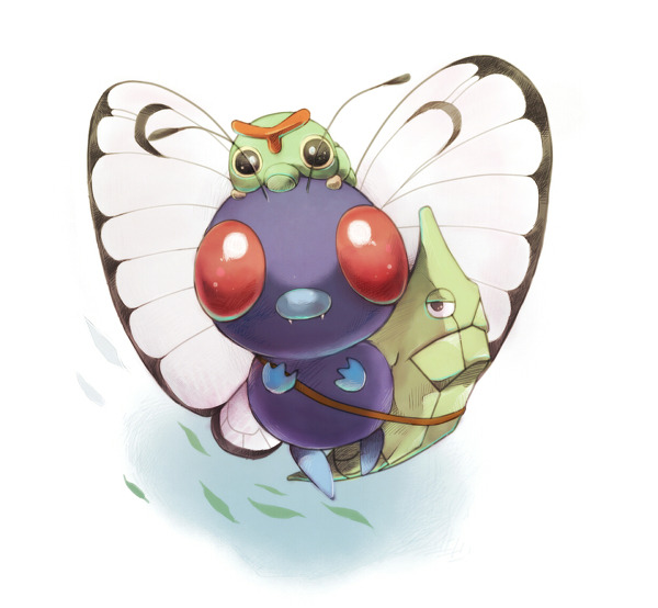 mylittlepokeymans:  pokemon-i-choose-you:  pa  OMG CATERPIE STOP IT, YOU’RE TOO
