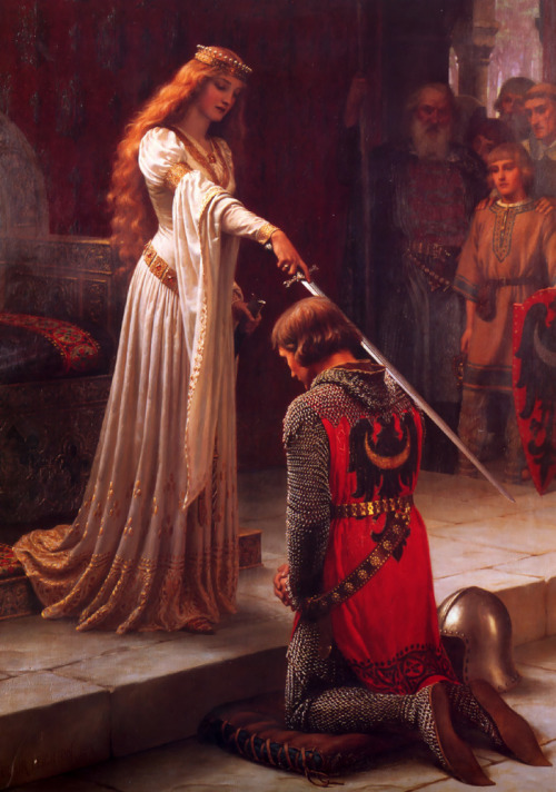 18thofseptember: The accolade by John William WaterhouseBonus points for my friends for having this 