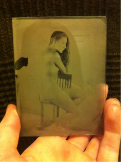 Ambrotype. Coated, posed and developed myself.