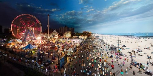 everypetal:  Photographer Stephen Wilkes creates remarkable images of night and day at once by setti
