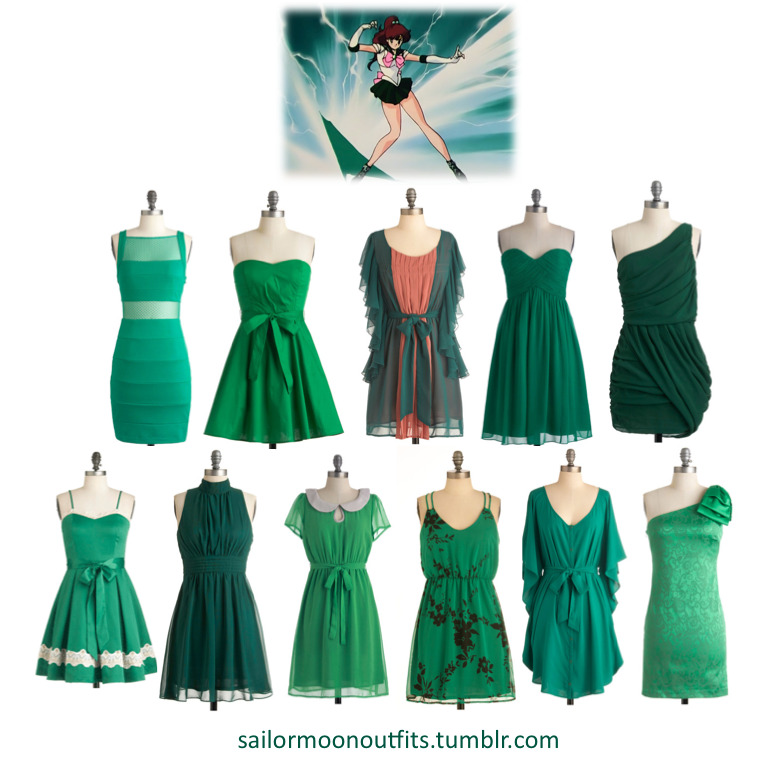 - Sailor Jupiter-inspired ModCloth dress set (from...