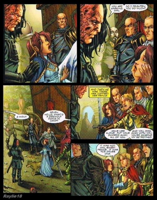 eyesofmist:Sandor and Sansa’s first encounter taken from Raylie18