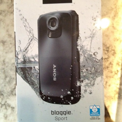 I won a door prize at the close of our meeting :). A waterproof camera - PERFECT for next Fridays rafting trip! (Taken with Instagram)