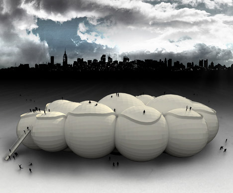 dawnawakened:  Passing Cloud Passing Cloud is a recently submitted project for the international ideas competition: Life at the Speed of Rail, organised by the Van Alen Institute and partly funded by the Department of Cultural Affairs of New York City.
