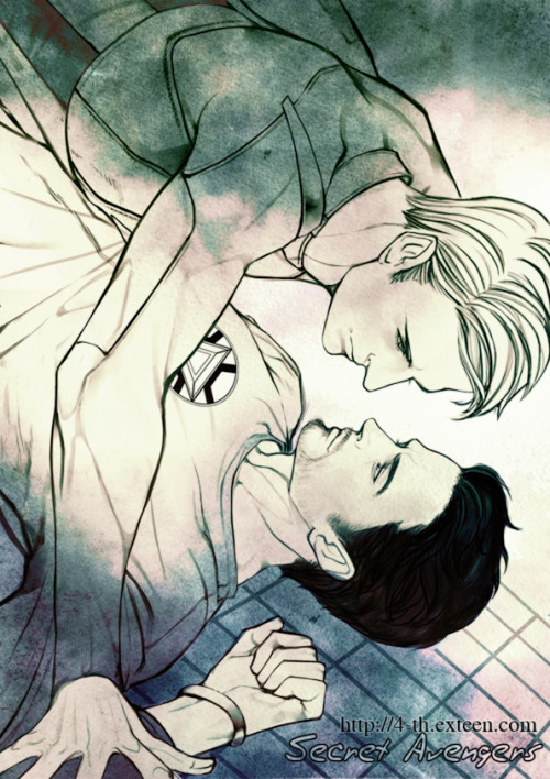 chujo-hime:  [AVG Fanart] Steve x Tony by ~4-th 