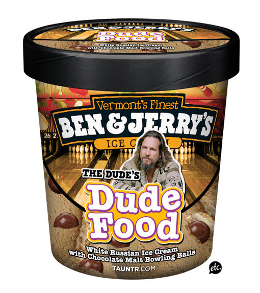 Pop Culture Ice Creams - Dude Food.