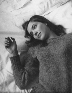 lavandula:  anna karina in le petit soldat, directed by jean-luc godard 