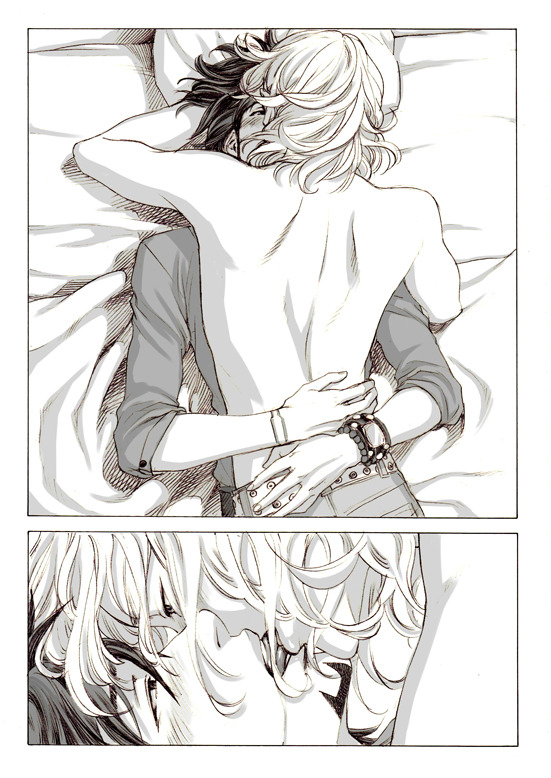 yaoiroxs:  Tiger and Bunny  oh my god. this is just beautiful. the art is magnificent!
