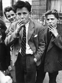  Boys Smoking, Portland Road, North Kensington