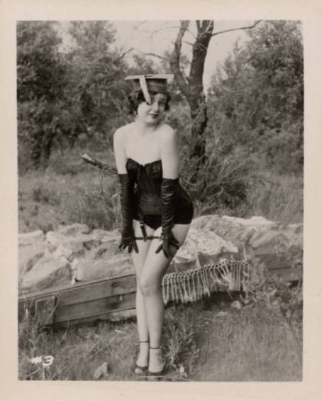 Leather Corset & Gloves Graduate, Unknown/Undated