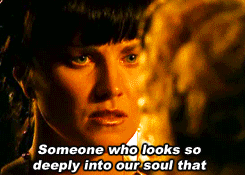  Xena: In the third act, you had your hero throw himself over thecliff with no fear of dying - all for her. Xena: Warrior Princess 6x18 | When Fates Collide 