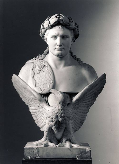 vivalundinproductions: Bertel Thorvaldsen (1770-1844) Napoleon Bonaparte apotheosized as Emperor c. 