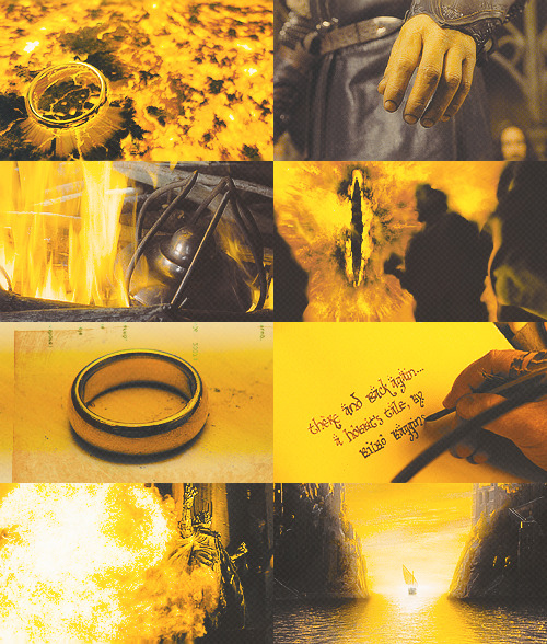 ladychauffeurs: picspams (yellow/gold + lord of the rings) → requested by dawnof