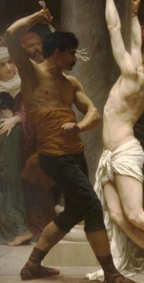 The Flagellation of Christ our Lord (detail),