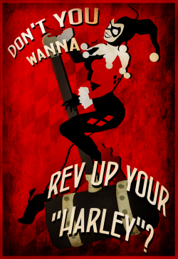 gunslinger:  Harley Quinn Poster by Fumpster96 