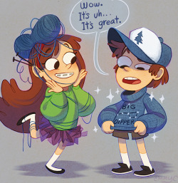 emmyc:  Mabel and Dipper from Gravity Falls! CUTIEST CUTIE PIES 