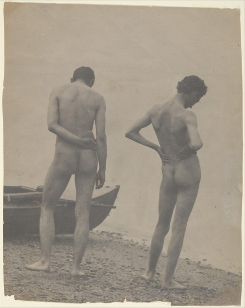 Thomas Eakins (left) and John Laurie Wallace, 1883. Pleasantly ordinary-looking gentlemen, both - no