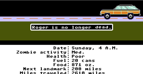 mithrosyeahtamorapierce:The Lianne/Roger story arc told through Organ Trail.(spoilers?)