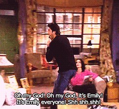 This is just one of the best Friends moments oh my god. ROSS JUST  HANDS CHANDLER A LAMP.  OMG I&rsquo;M DYING XD
