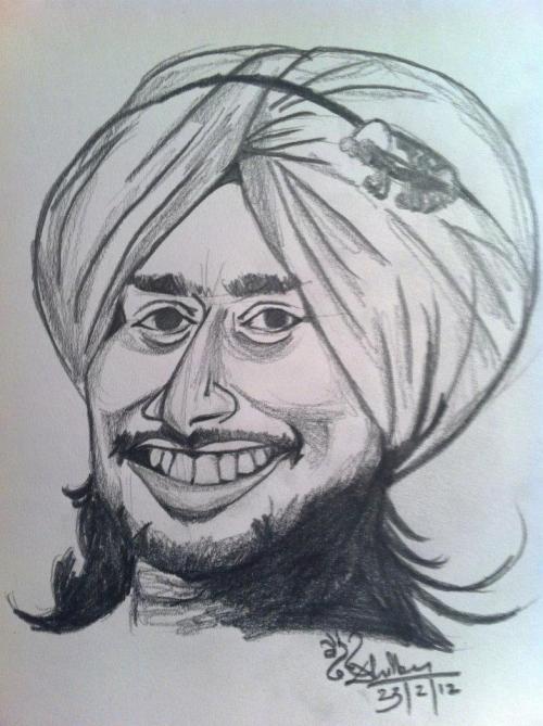 The best punjabi singers sketches! JK not miss poooja.