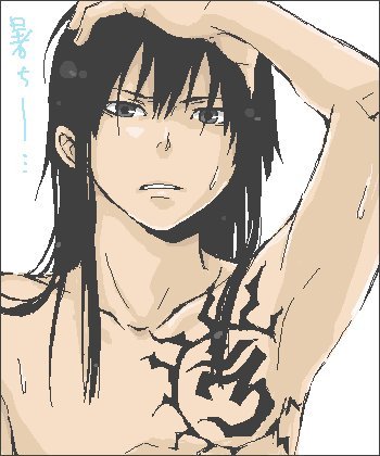 relena-sumeragi:  thejormungand:  I‘m bringin’ sexy back, yeah ~  Really, stop giving him a shirt.