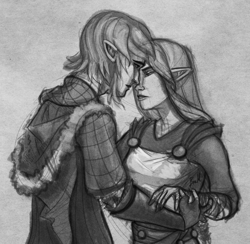 89ravenclaw: Oh look, a Norse Zelda AU doodle featuring some ship. OOC I feel bad because 