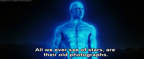 viciousindifference:  All we ever see of stars, are their old photographs 