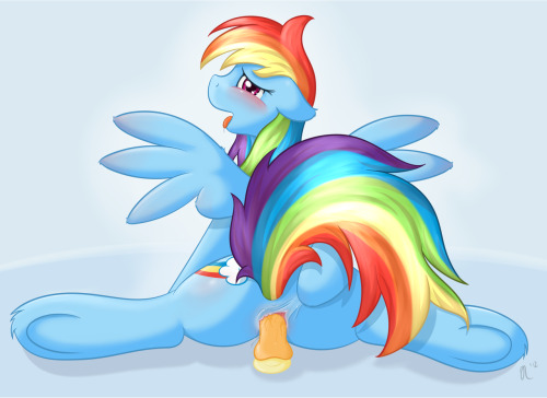 Dash probes to see what exactly lies hidden at the end of a rainbow. I guess y'all can thank Smitty for that picture! He kinda brought up the topic about anal, and I was thinking that I have to draw something involving it. Funnily it’s actually