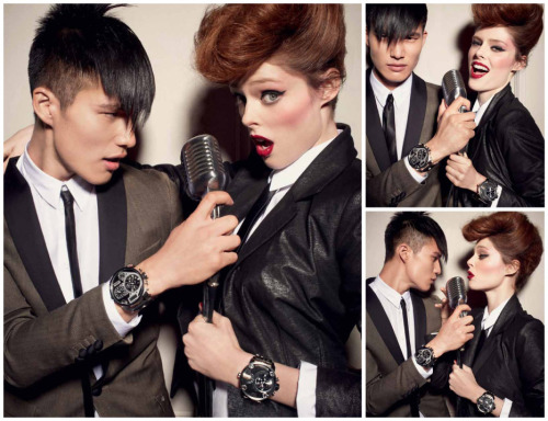 DIESEL -F/W 12 by Steven Meisel
Here’s another Steven Meisel shot from the new Diesel campaign. If you couldn’t tell from the picture, Dae Na and I listened to old Elvis tunes the entire time these pictures were being taken! As part of my campaign...