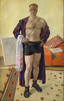 erretratu:  Aleksandr Deineka - “Autorretrato”