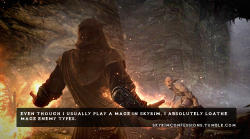 skyrimconfessions:  “Even though I usually